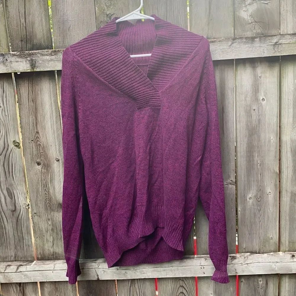Karen Scott Purple Sweater sz. M